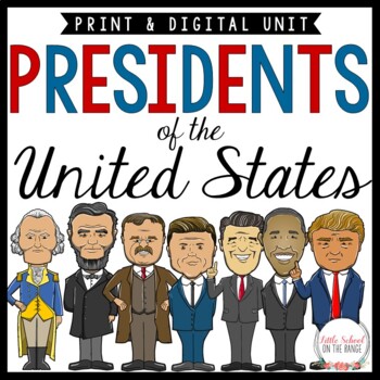 Preview of Presidents Day No Prep Unit | Print and Digital