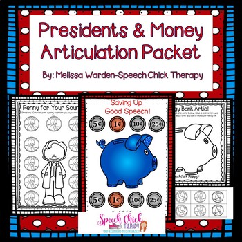 Presidents and Money Articulation Packet