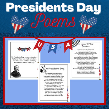 Preview of Presidents day Poems 