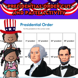 Presidents day / presidential order cut and paste activity