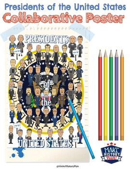 Preview of Presidents of the United States Collaborative Poster