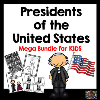 Preview of Presidents of the United States Elementary Activities Posters