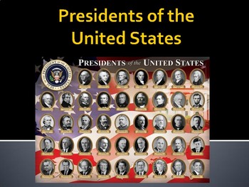 Preview of Presidents of the United States PowerPoint