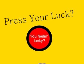 Preview of Press Your Luck SmartBoard Review Game