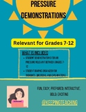 Pressure Demonstrations Station Activity (Student Exploration)