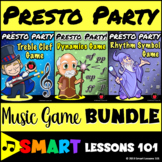 Presto Party BUNDLE: Music Games: Note Naming Rhythm Symbo