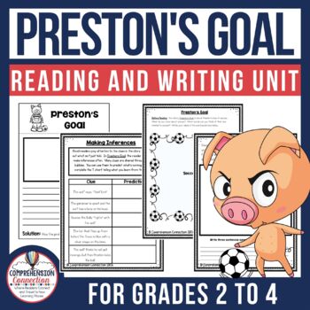 Preview of Preston's Goal by Colin McNaughton Book Study Reading and Writing Activities