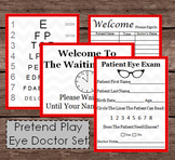 Pretend Doctor Eye Chart & Patient Exam Check Up - Kids Do