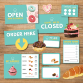 Pretend Play Bakery with Food for Dramatic Play, Role Play