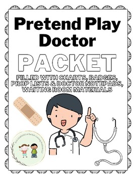 Preview of Pretend Play Doctor Packet