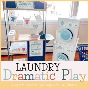 Preview of Laundry/Laundromat Pretend Play/Dramatic Play Printables