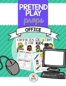 Preview of Pretend Play Props- Office
