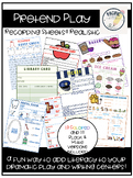 Pretend Play Recording Sheets || Realistic Writing Prompts