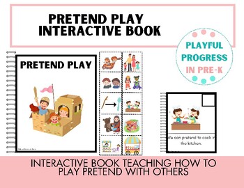 Preview of Pretend Play with Peers - Interactive Social Story, Pre-K/Kindergarten