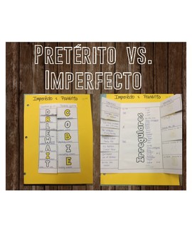 Preterit and Imperfect by La tienda de Senora | TPT