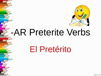 Preterit of -AR Verbs by Spanish Para Siempre | TPT