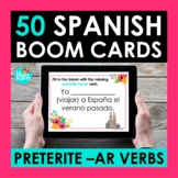 Preterite AR Verbs Spanish BOOM CARDS | Digital Task Cards