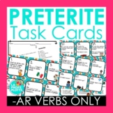 Preterite AR Verbs Spanish Task Cards