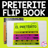 Preterite Conjugations Flip Book and Graphic Organizer wit
