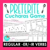 Preterite ER and IR Verbs Cucharas Game