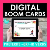 Preterite ER and IR Verbs Spanish BOOM CARDS | Digital Cards