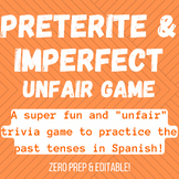 Preterite & Imperfect UNFAIR GAME / Spanish / Past Tense /