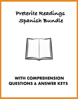 Preview of Preterite Readings Spanish Bundle: Top 5 Readings @35% off! (Pretérito)