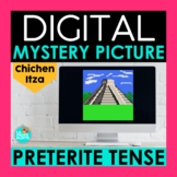 Preterite Tense Digital Mystery Picture | Chichen Itza Pixel Art