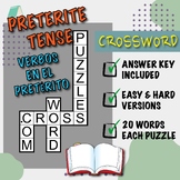 Preterite Tense (El Tiempo Pretérito) - Crossword Puzzle (