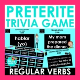 Regular Preterite Tense Verbs Game | Spanish Jeopardy-styl
