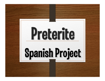 Preview of Spanish Preterite Project