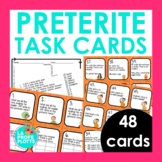Preterite Tense Task Cards | Regular and Irregular Verbs