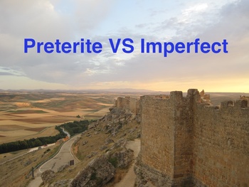 Preview of Distance Learning Preterite VS Imperfect eBook Project