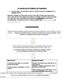 Preterite and Imperfect Guided Writing Story and Template