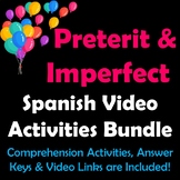 Preterite and Imperfect Spanish Video Activities Bundle