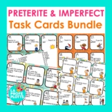 Preterite and Imperfect Spanish Task Cards Bundle | Spanis