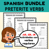 Preterite verbs in Spanish Bundle NO PREP - Intermediate Spanish