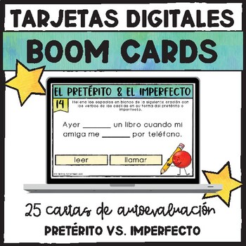Preview of Preterite vs. Imperfect Digital Boom Cards for Distance Learning