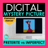 Preterite vs Imperfect Digital Mystery Picture | Flamenco 