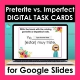 Preterite vs Imperfect Google Slides | Spanish Digital Task Cards