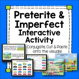 Spanish Preterite and Imperfect Interactive Worksheet Hand