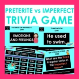 Preterite vs Imperfect Game | Spanish Jeopardy-style Review Game