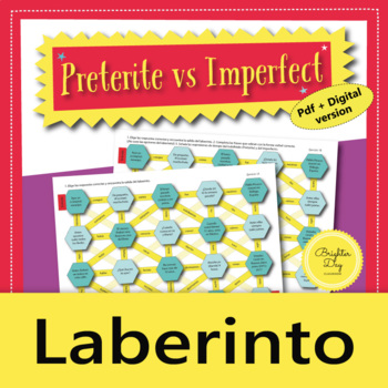 Preview of Spanish Preterite vs Imperfect: Game, Activity, Maze, Distance Learning