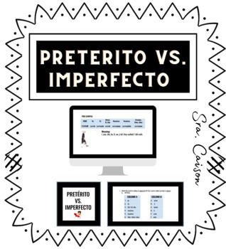 Preterito/ Imperfecto (Preterite/ Imperfect) by LaProfeCaison | TpT