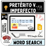 Preterito/ Imperfecto (Preterite/ Imperfect)-  Google Slides
