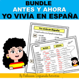 Preterite verbs in Spanish Worksheet - Antes y Ahora - Int
