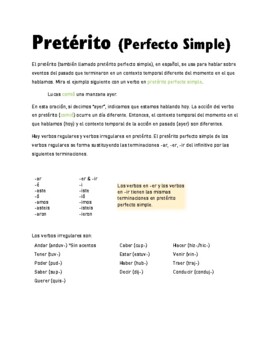 Pretérito | Practice in Spanish by AlvaroTeaches | TPT