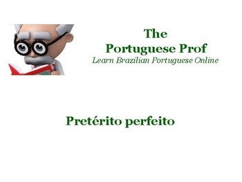 Preview of Portuguese Lesson - Pretérito perfeito do Indicativo