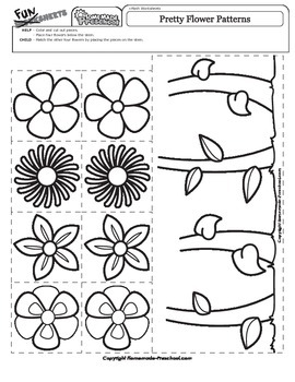 Pretty Flower Patterns by Fantastic FUNsheets | Teachers Pay Teachers