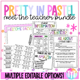 Pretty In Pastel Editable Open House | Meet The Teacher Fo